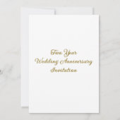 第2カスタム回結婚記念 招待状 (裏面)