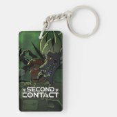 第2カ連絡バーアートアクリルキーチェーン キーホルダー (裏面)