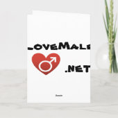 第2クリスマスのゲイ シーズンカード (裏面)