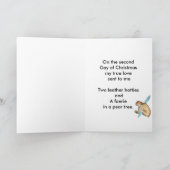 第2クリスマスのゲイ シーズンカード (内部)