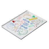 第2グレードのノートブック新学期へようこそ ノートブック (左側)