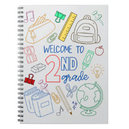 第2グレードのノートブック新学期へようこそ ノートブック