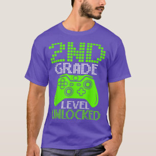 第2グレードのロック解除されたビデオゲーム新学期 Tシャツ