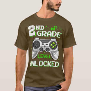 第2グレードのロック解除された新学期ビデオゲーム Tシャツ