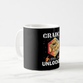 第2グレードのロック解除レベル上げ新学期1番目 コーヒーマグカップ (正面左)