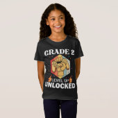 第2グレードのロック解除レベル上げ新学期1番目 Tシャツ (正面フル)