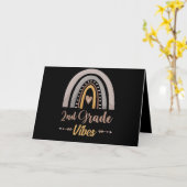 第2グレード図第2グレード新学期 カード (黄色い花)