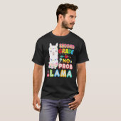 第2グレードNo Prob Llama問題新学期秒 Tシャツ (正面フル)