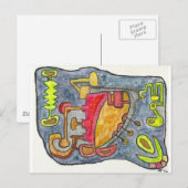 第2サブクォンタムヘブン ポストカード (正面/裏面)