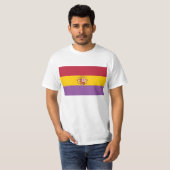 第2スペインのな共和国のTシャツの旗 Tシャツ (正面フル)