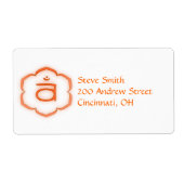 第2チャクラ- Svadhisthana ラベル (正面)