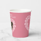 第2バラクォー結婚ツ記念撮影ハート 紙コップ (左)