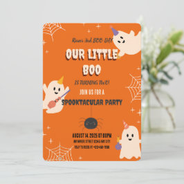 第2バースデーハロウィーン招待状 招待状