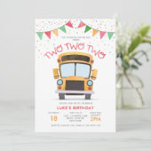 第2バースデーバスパーティー 招待状 (スタンド正面)