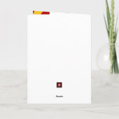 第2バースデーボーイスーパーヒーロー漫画テーマ カード (裏面)