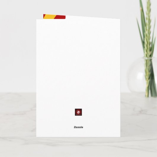 第2バースデーボーイスーパーヒーロー漫画テーマ カード (裏面)