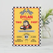 第2バースデーレーサーカーズ招待状 招待状 (スタンド正面)