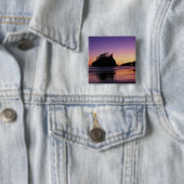 第2ビーチアットトワイライトオリンピックNP,ワシントン,米国 缶バッジ (インサイチュ)