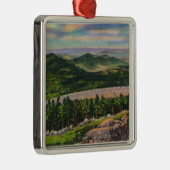 第2ヘアピンの眺めは記念のHwyをつけます メタルオーナメント (右)