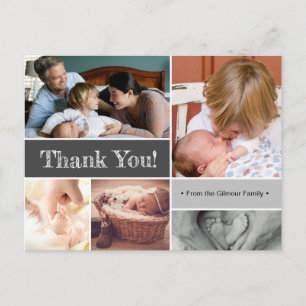 第2ベビー写真コラージュの紹介 案内ポストカード