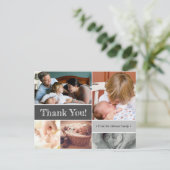 第2ベビー写真コラージュの紹介 案内ポストカード (スタンド正面)