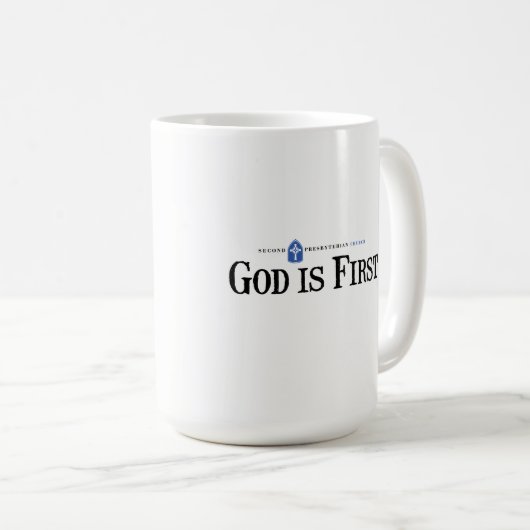 第2マグがあって下さい コーヒーマグカップ (正面右)