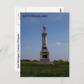 第2ミシガンカルヴァリ旅団 ポストカード (正面/裏面)