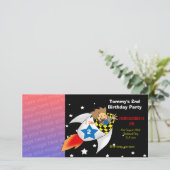 第2ロケット誕生日ボーイパーティの招待状 (スタンド正面)