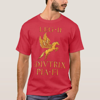 第2ローマ軍隊II Adiutrix PIA Fidelis Tシャツ