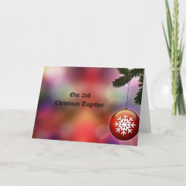 第2一緒のクリスマスのクリスマスカード シーズンカード
