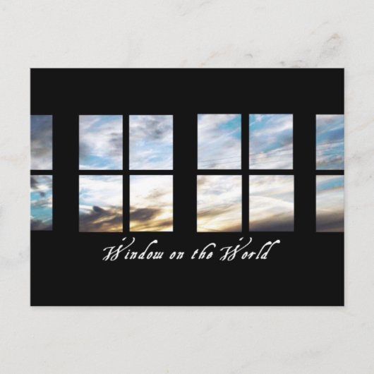 第2世界の窓 |はがき ポストカード (正面)