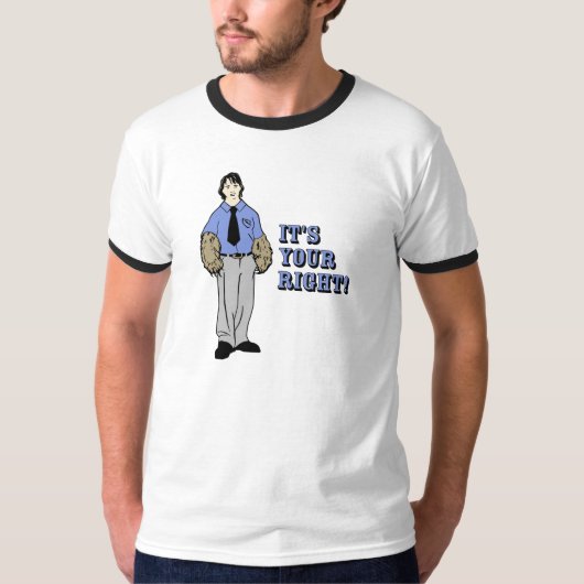 第2修正くまの腕 Tシャツ (正面)