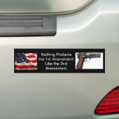 第2修正のバンパーステッカー(黒) バンパーステッカー (車上)