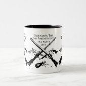 第2修正の防御 ツートーンマグカップ (中央)