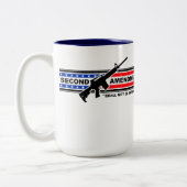 第2修正は侵されたマグではないです ツートーンマグカップ (左)