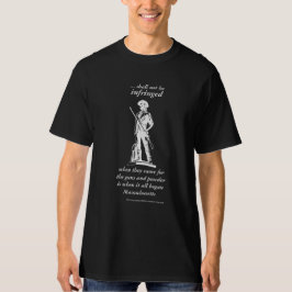 第2修正は侵された暗いティーではないです Tシャツ