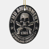 第2修正メダル セラミックオーナメント (右)