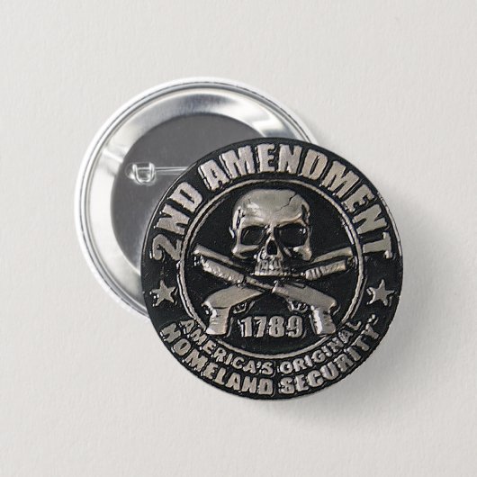 第2修正メダル 缶バッジ (正面&裏面)