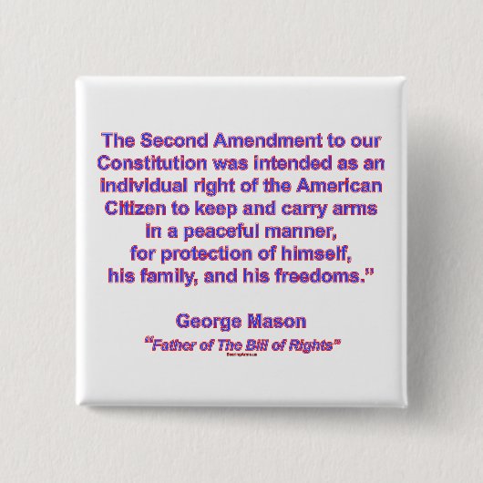 第2修正-ジョージの石大工 缶バッジ (正面)