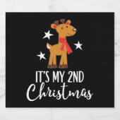 第2回クリスマストインデナー スパークリングワインラベル (シングルラベル)