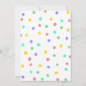 第2回スウィートクールアイスカラフルポップガール誕生日 招待状 (裏面)