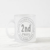 第2回トロフィー賞受賞 フロストグラスマグカップ (左)