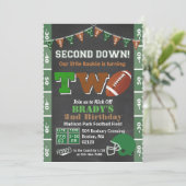 第2回バースデーサッカー誕生日パーティーの招待状 招待状 (スタンド正面)