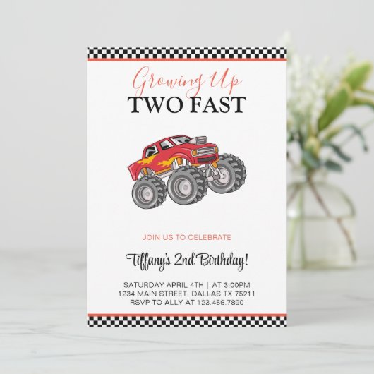 第2回バースデーパーティーカーズパーティー2速 招待状 (スタンド正面)