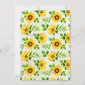 第2回バースデーヒマワリ素朴ー&ウッドカントリーファーム 招待状 (裏面)