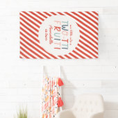 第2回バースデーフルーツ夏の子どもパーティーストライプ 横断幕 (インサイチュ)