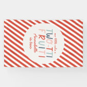 第2回バースデーフルーツ夏の子どもパーティーストライプ 横断幕 (横)