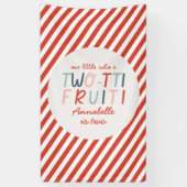 第2回バースデーフルーツ夏の子どもパーティーストライプ 横断幕 (縦)