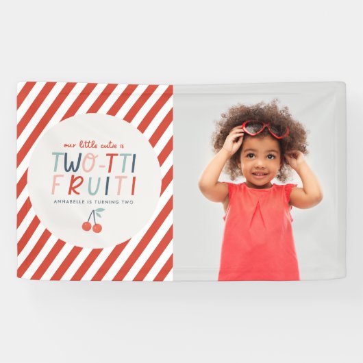 第2回バースデーフルーツ夏の子供たちのパーティー写真 横断幕 (横)