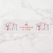 第2回バースデーフルーツ赤い夏の子供たちのパーティー ペットボトルラベル (シングルラベル)